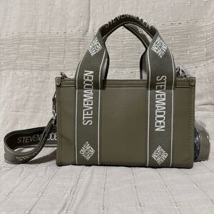 Steve Madden Bwebber Olive Green Crossbody‎ Tote Bag